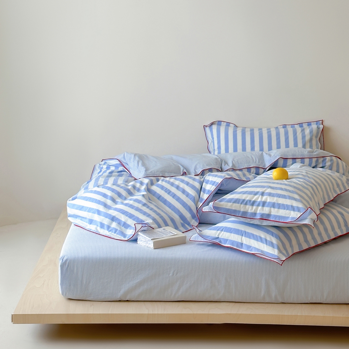 91家纺网 家纺一手货源 找家纺 （总）例外 2026新款60支色织全棉纯棉水洗棉四件套