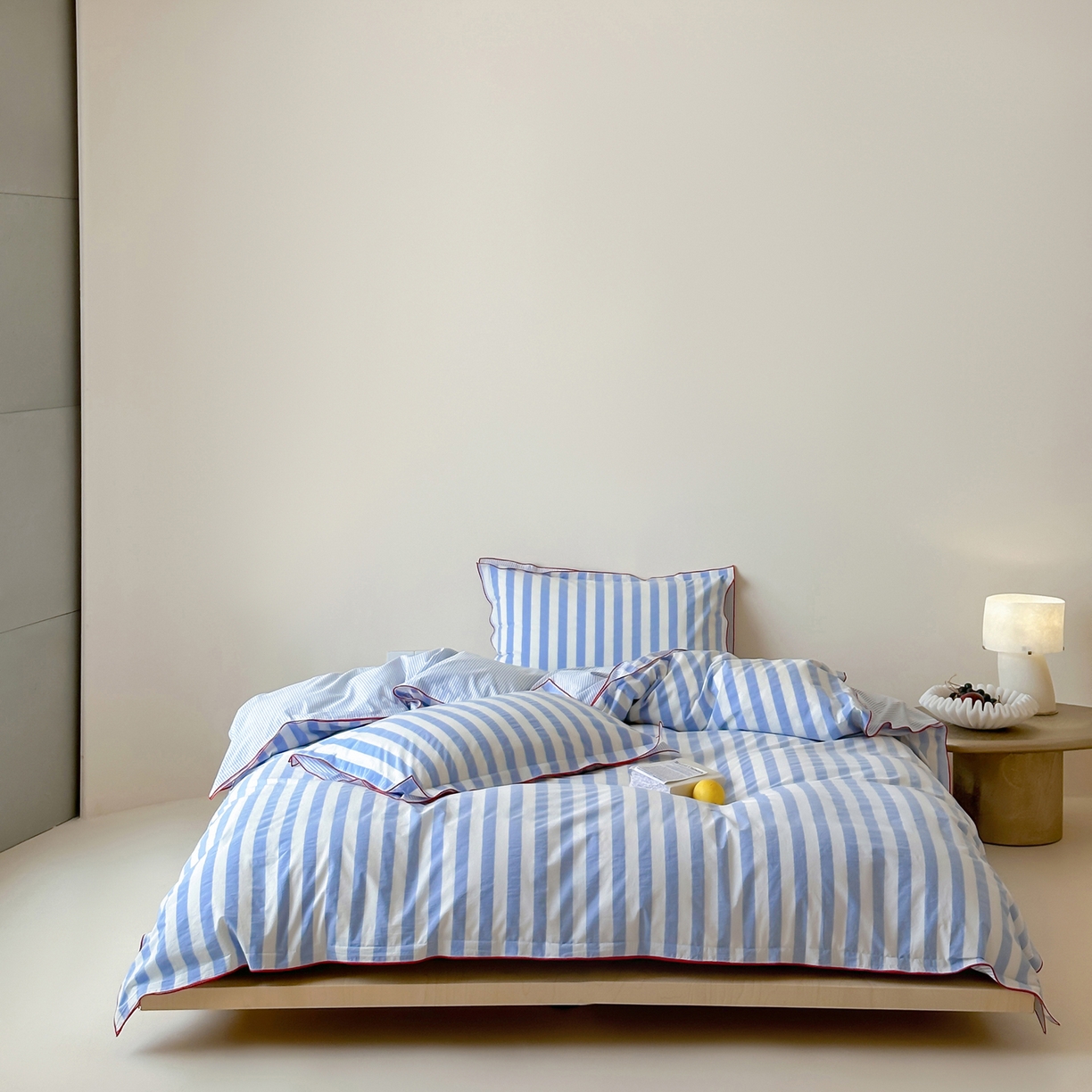 91家纺网 家纺一手货源 找家纺 （总）例外 2026新款60支色织全棉纯棉水洗棉四件套