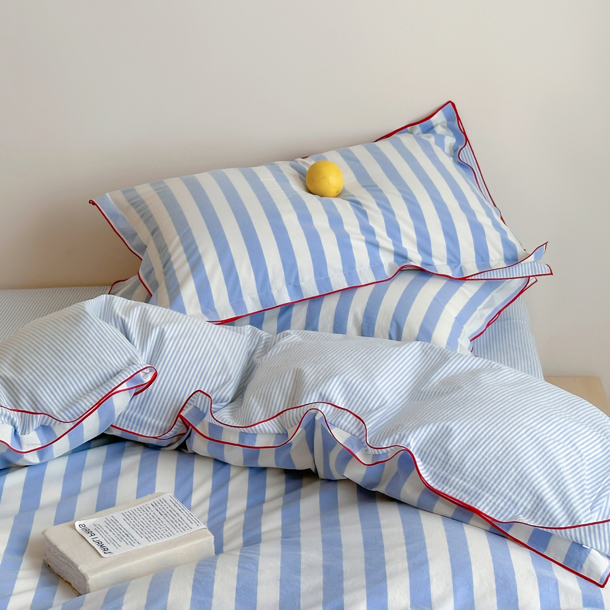 91家纺网 家纺一手货源 找家纺 （总）例外 2026新款60支色织全棉纯棉水洗棉四件套