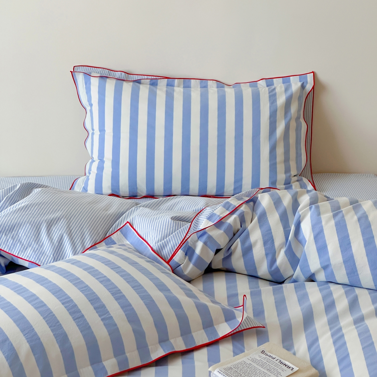 91家纺网 家纺一手货源 找家纺 （总）例外 2026新款60支色织全棉纯棉水洗棉四件套