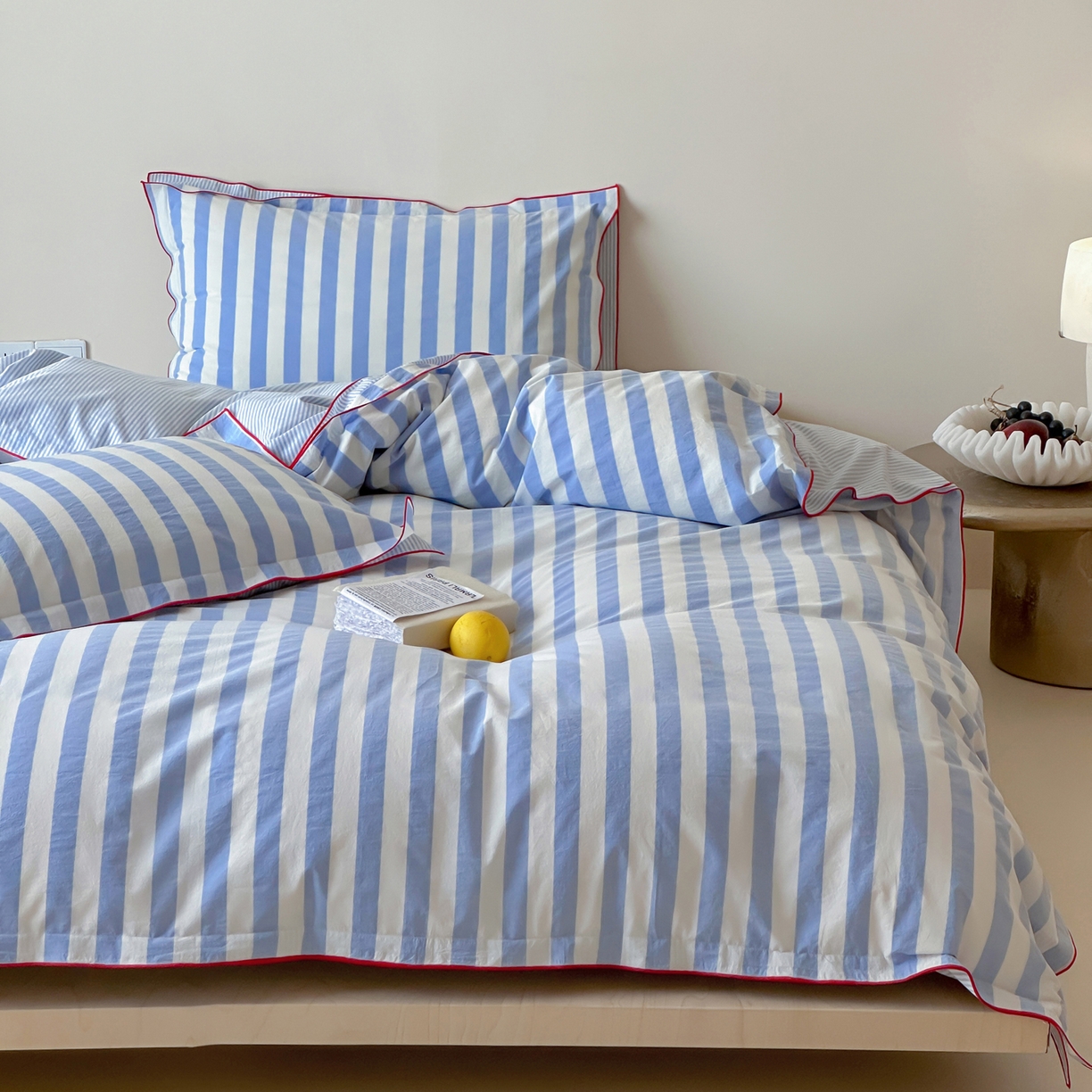 91家纺网 家纺一手货源 找家纺 （总）例外 2026新款60支色织全棉纯棉水洗棉四件套