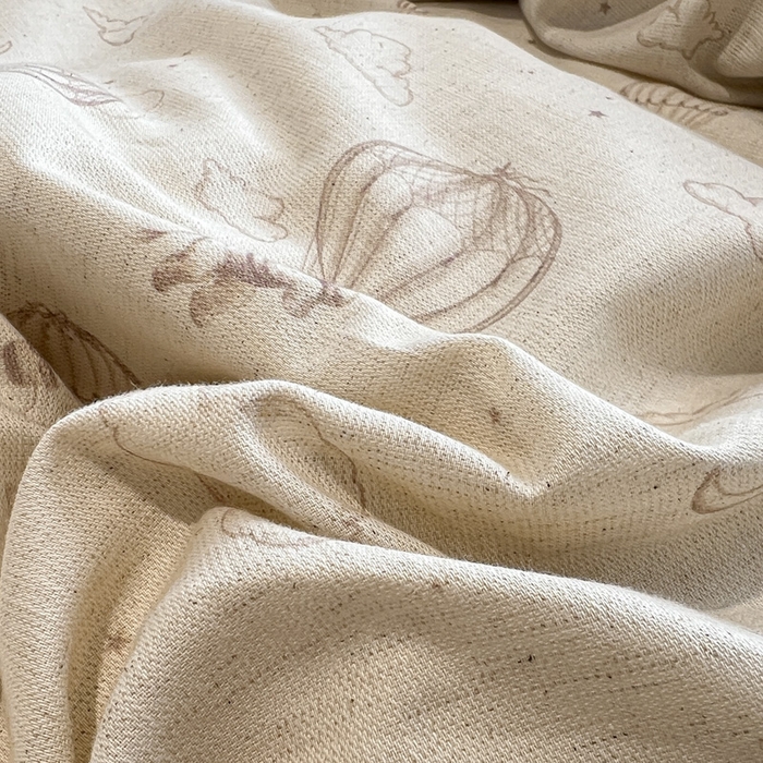 91家纺网 家纺一手货源 找家纺 忆生活家纺 2026新款复古田园风棉麻四件套 趣味小象