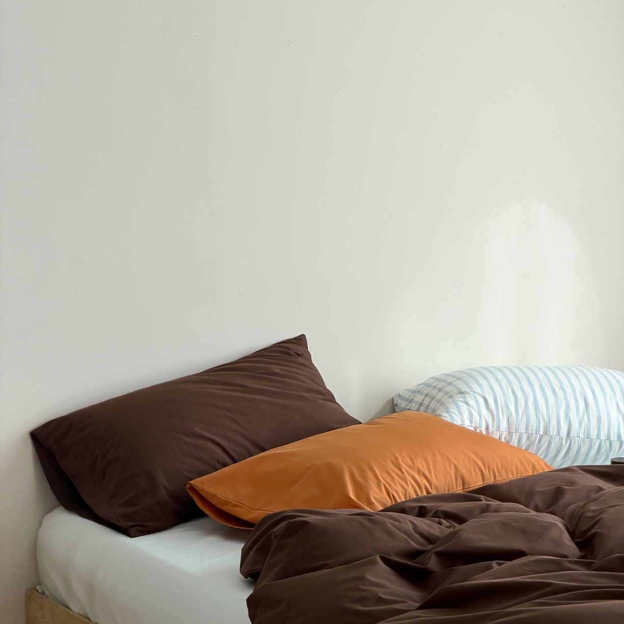 91家纺网 家纺一手货源 找家纺 （总）蜜宿 2026新款纯色混搭全棉纯棉40s水洗棉四件套