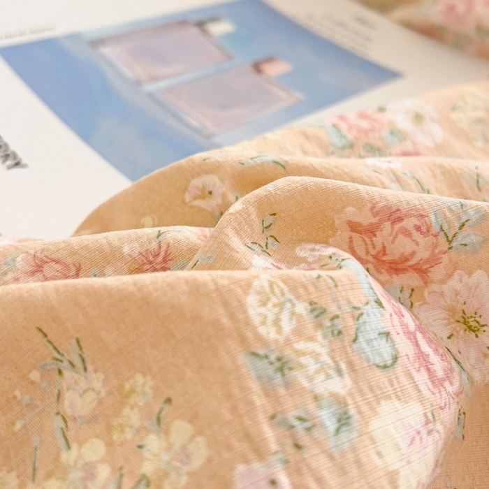 91家纺网 家纺一手货源 找家纺 （总）纽缦家纺 2026新款云感提花双层纱韩版床单三件套四件套