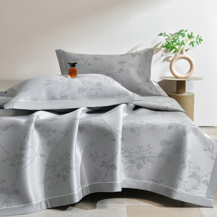 91家纺网 家纺一手货源 找家纺 （总）小牛席业 2026新款【实拍风格】牡丹画蔓大提花冰丝席凉席竹席藤席冰藤席乳胶席豆豆席