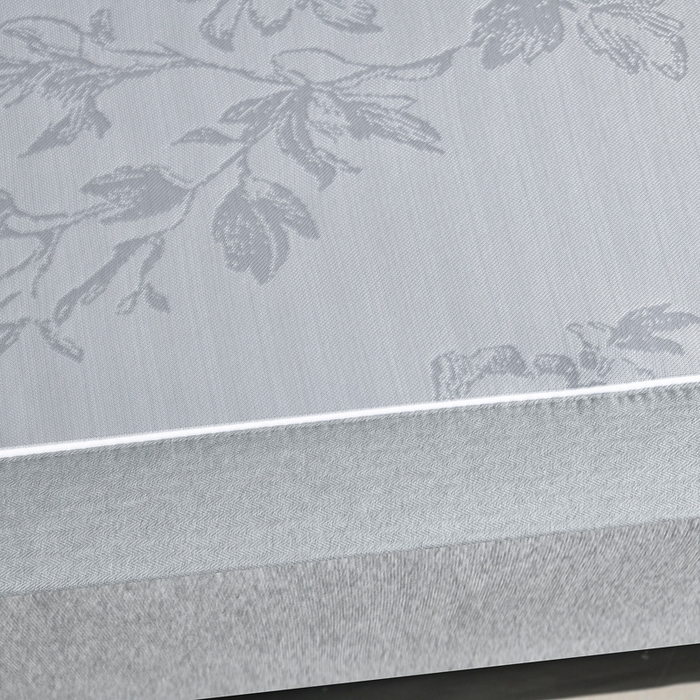 91家纺网 家纺一手货源 找家纺 小牛席业 2026新款【实拍风格】牡丹画蔓大提花冰丝席凉席竹席藤席冰藤席乳胶席豆豆席 灰色