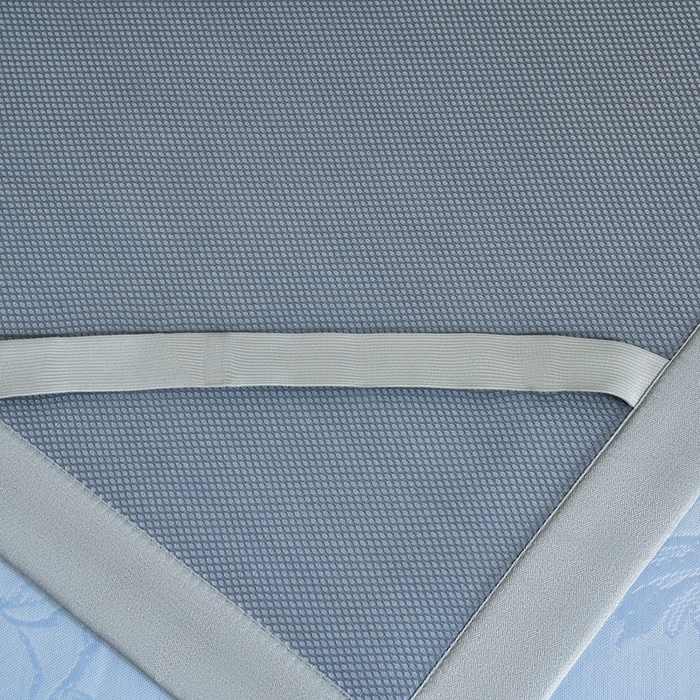 91家纺网 家纺一手货源 找家纺 小牛席业 2026新款【实拍风格】牡丹画蔓大提花冰丝席凉席竹席藤席冰藤席乳胶席豆豆席 蓝色