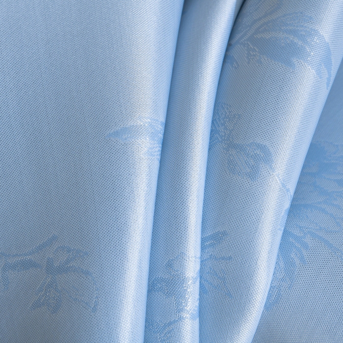 91家纺网 家纺一手货源 找家纺 小牛席业 2026新款【实拍风格】牡丹画蔓大提花冰丝席凉席竹席藤席冰藤席乳胶席豆豆席 蓝色