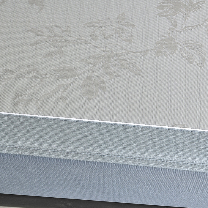 91家纺网 家纺一手货源 找家纺 小牛席业 2026新款【实拍风格】牡丹画蔓大提花冰丝席（床笠款）凉席竹席藤席冰藤席乳胶席豆豆席 香槟