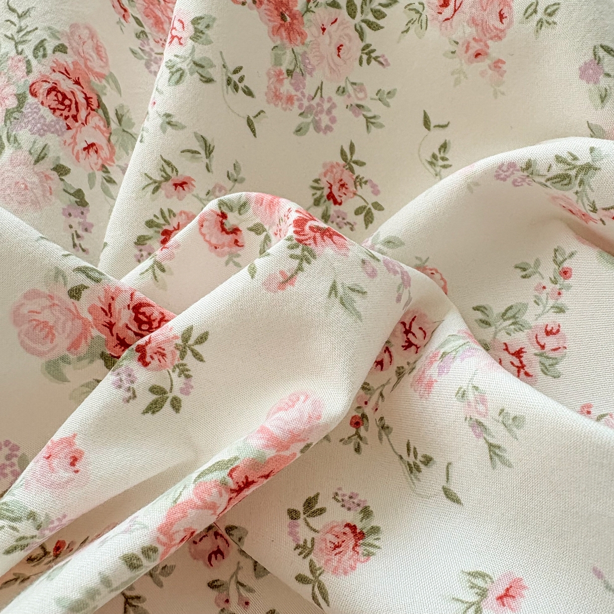 91家纺网 家纺一手货源 找家纺 铠畅 2026春夏新款锦朵系列 韩版水洗棉小清新古棉床单床笠四件套 锦朵 花漾青禾