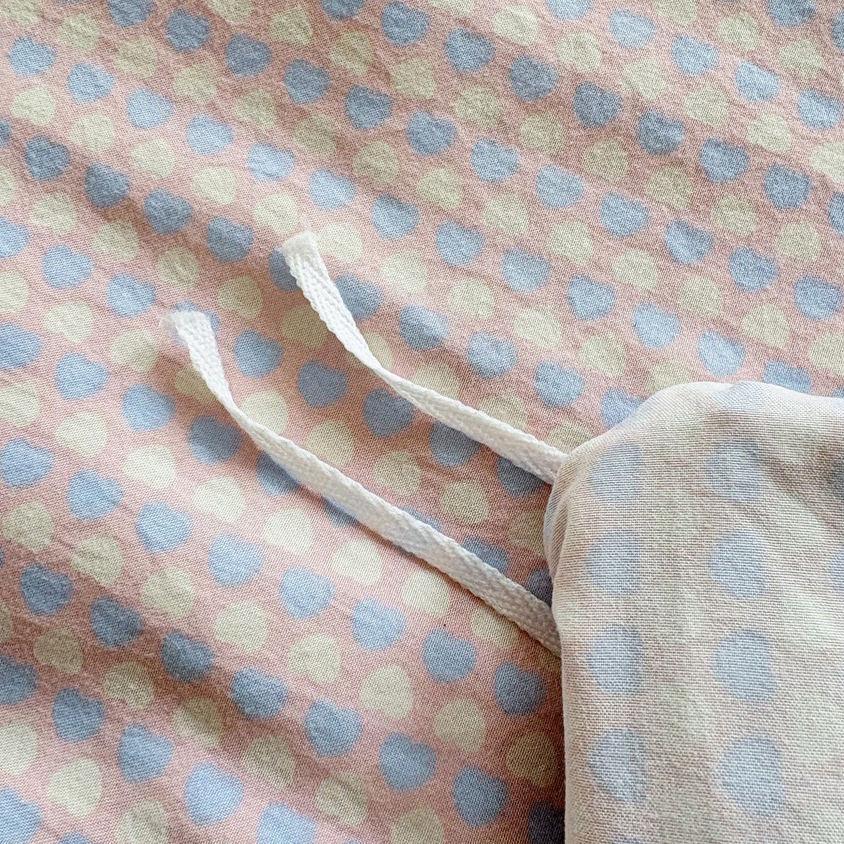 91家纺网 家纺一手货源 找家纺 铠畅 2026春夏新款锦朵系列 韩版水洗棉小清新古棉床单床笠四件套 锦朵 浅蓝密语