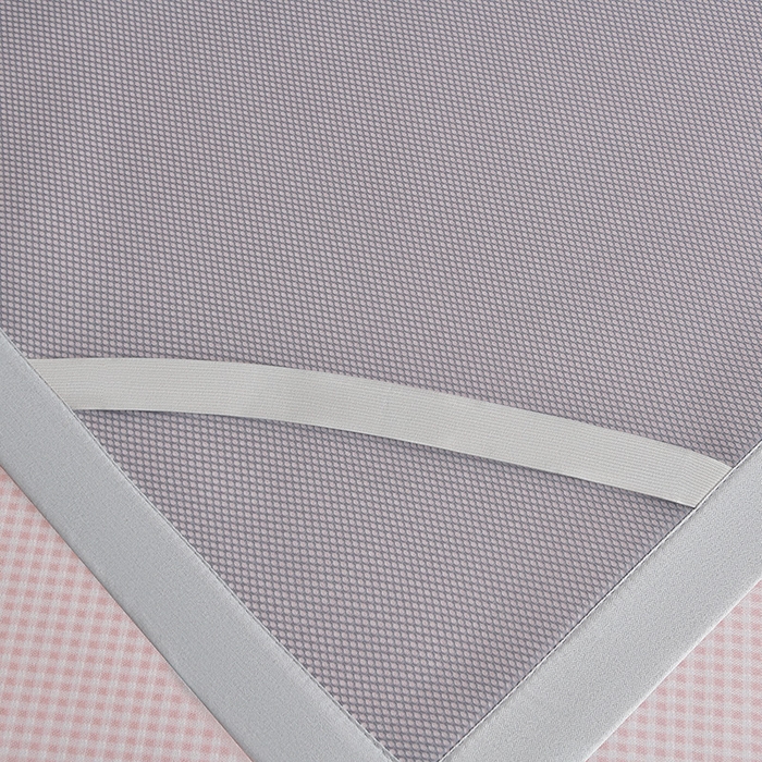 91家纺网 家纺一手货源 找家纺 小牛席业 2026新款【实拍风格】双PE高凉感-腊肠狗格纹提花冰丝席凉席竹席藤席冰藤席乳胶席豆豆席 粉色