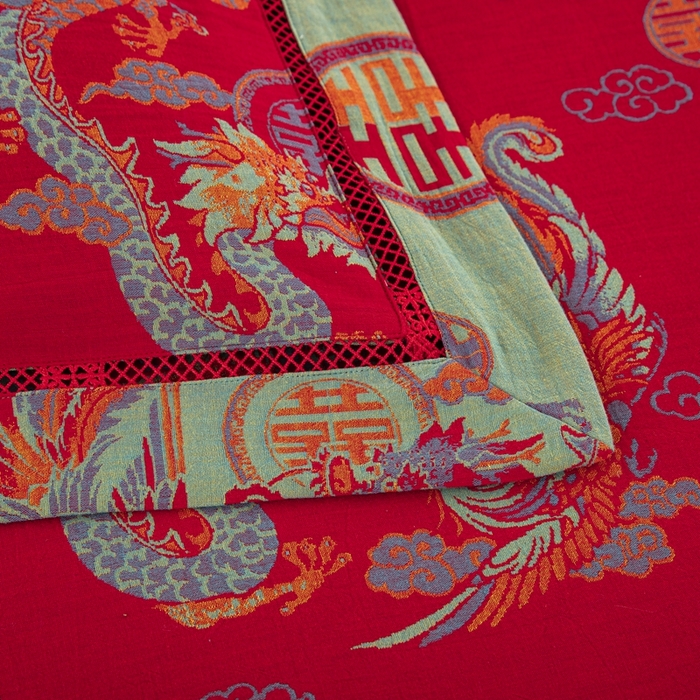 91家纺网 家纺一手货源 找家纺 （总）双层纱家居 2026新款镂空飞边款四件套