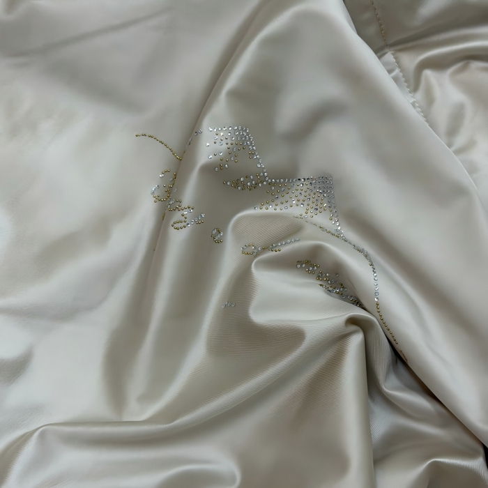 91家纺网 家纺一手货源 找家纺 申龙家纺  2026新款亮丝冰雕丝绸凉感丝夏凉被 时尚金