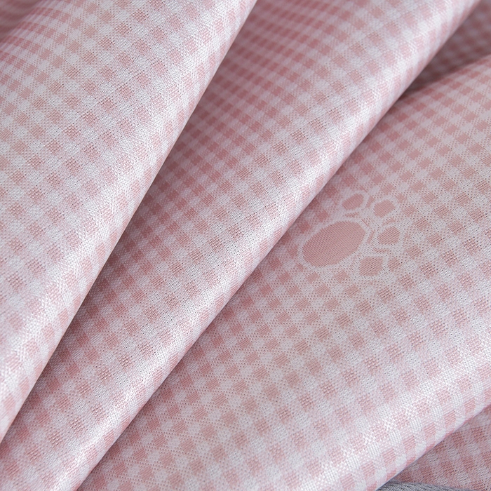 91家纺网 家纺一手货源 找家纺 （总）小牛席业 2026新款【实拍风格】双PE高凉感-腊肠狗格纹提花冰丝席（床笠款）凉席竹席藤席冰藤席乳胶席豆豆席