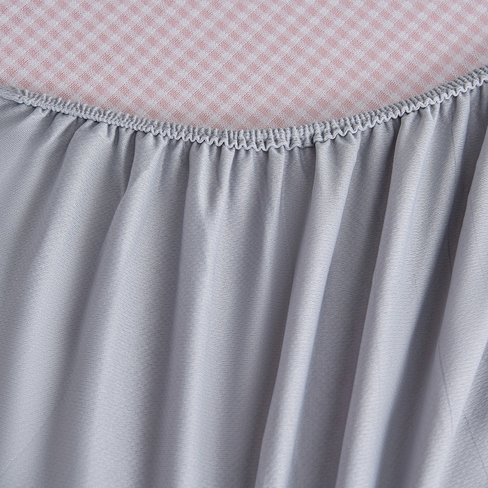 91家纺网 家纺一手货源 找家纺 小牛席业 2026新款【实拍风格】双PE高凉感-腊肠狗格纹提花冰丝席（床笠款）凉席竹席藤席冰藤席乳胶席豆豆席 粉色