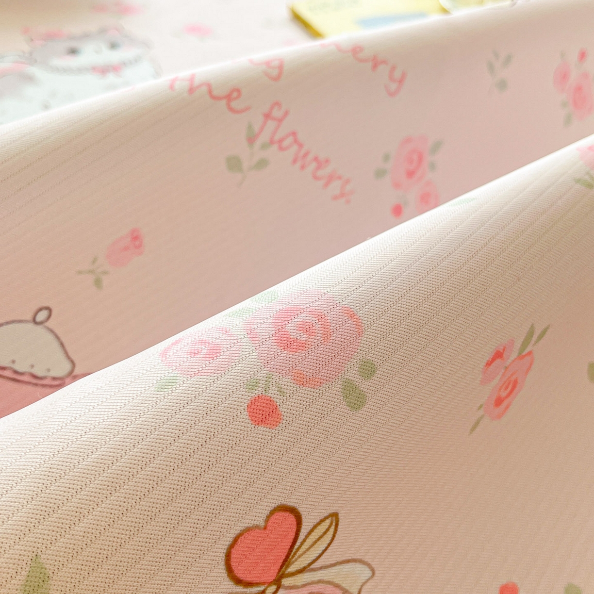 91家纺网 家纺一手货源 找家纺 川悦生活 2026新款雪纺冰丝床裙凉席三件套 床裙喵萝花园