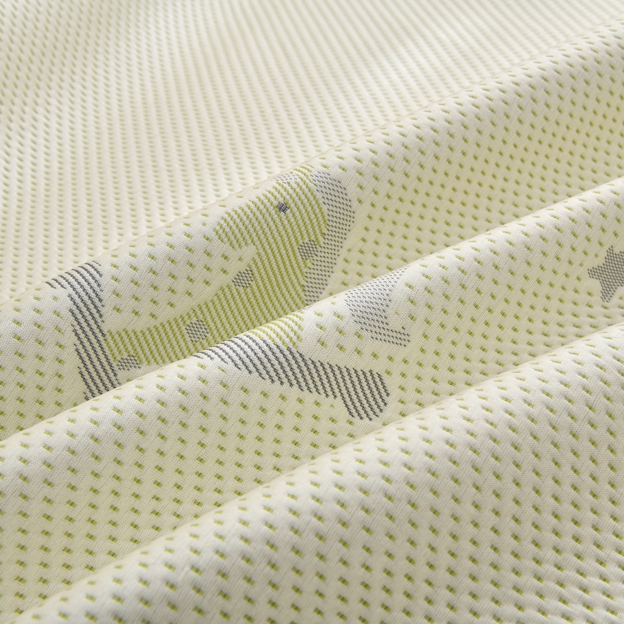 91家纺网 家纺一手货源 找家纺 金艾草 2026新款PE冰豆豆防滑榻榻米凉席豆豆席 凉豆豆-小马绿