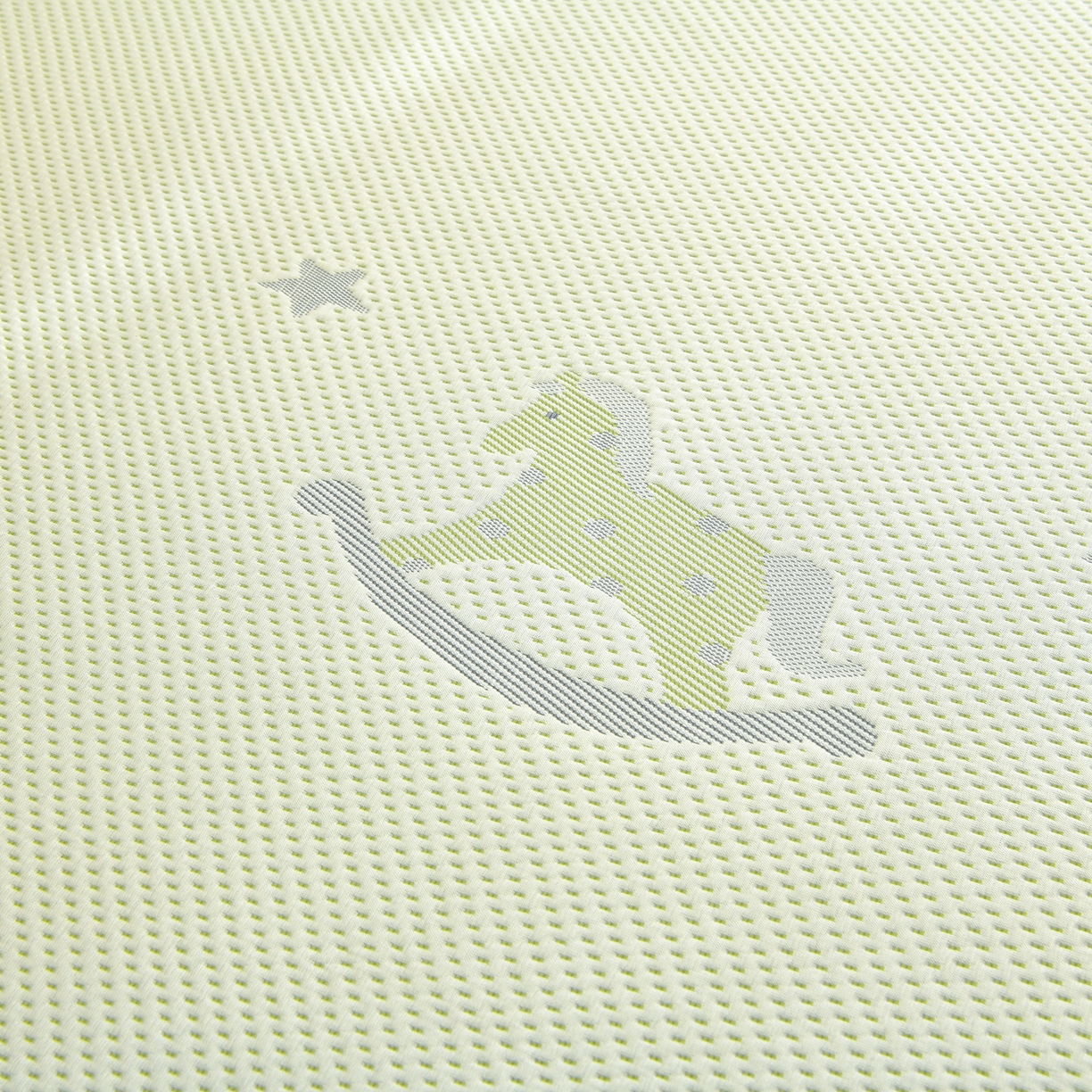 91家纺网 家纺一手货源 找家纺 金艾草 2026新款PE冰豆豆防滑榻榻米凉席豆豆席 凉豆豆-小马绿