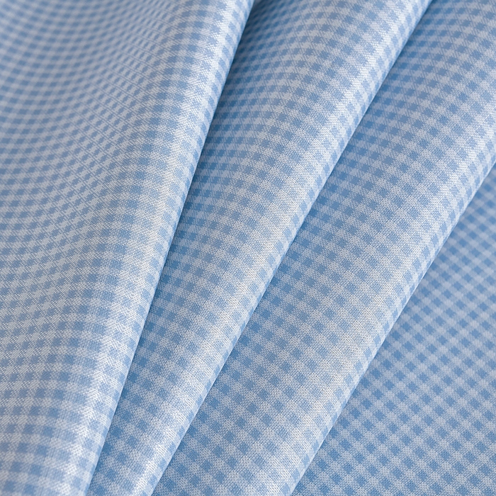 91家纺网 家纺一手货源 找家纺 小牛席业 2026新款【实拍风格】双PE高凉感-腊肠狗格纹提花冰丝席（床笠款）凉席竹席藤席冰藤席乳胶席豆豆席 蓝色