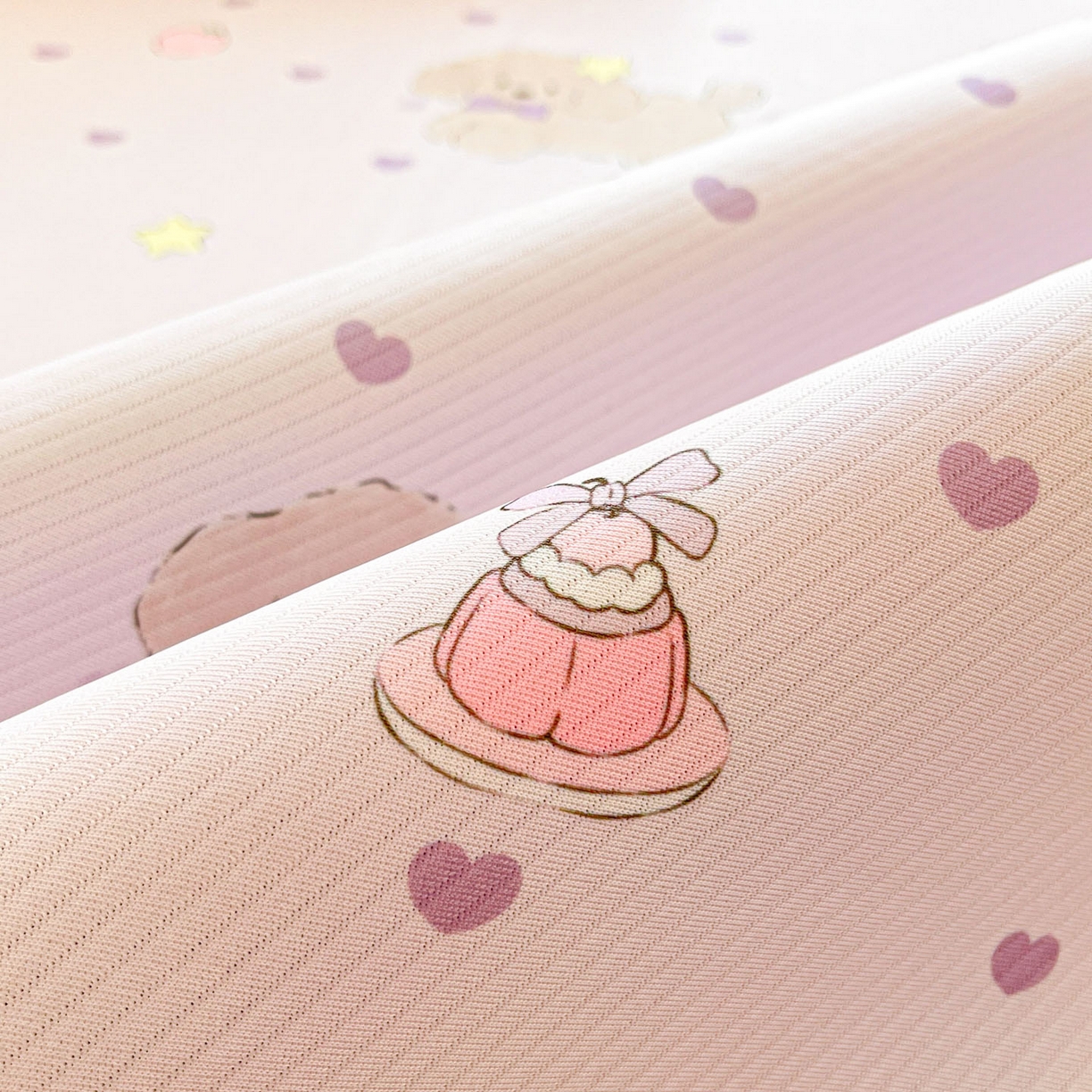 91家纺网 家纺一手货源 找家纺 川悦生活 2026新款雪纺冰丝床裙凉席三件套 床裙奶芋茶派