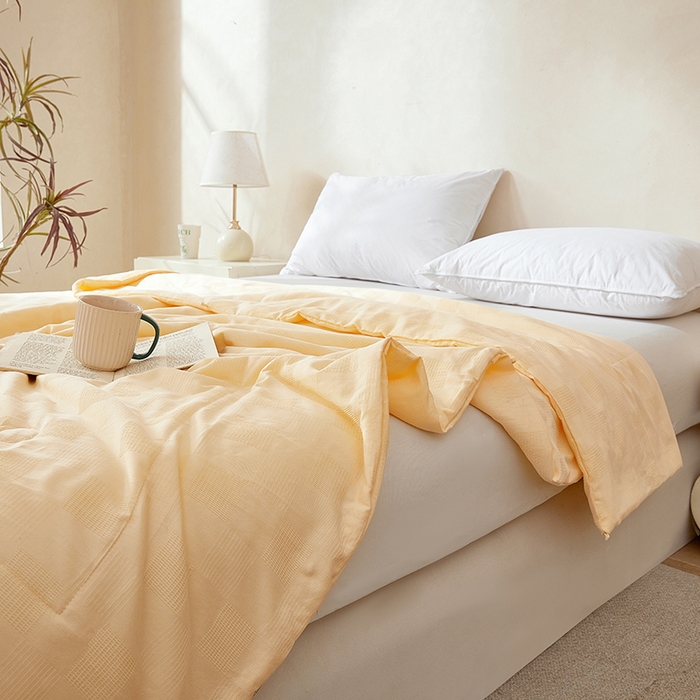 91家纺网 家纺一手货源 找家纺 （总）锦尚坊被芯馆 2026款100%纯棉大提花夏凉被大豆空调被 全棉春秋被学生棉被-雅格