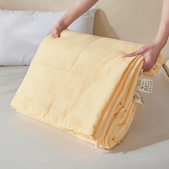 91家纺网 家纺一手货源 找家纺 （总）锦尚坊被芯馆 2026款100%纯棉大提花夏凉被大豆空调被 全棉春秋被学生棉被-雅格