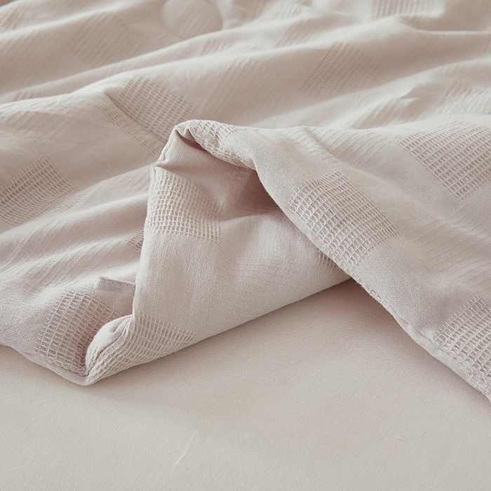 91家纺网 家纺一手货源 找家纺 锦尚坊被芯馆 2026款100%纯棉大提花夏凉被大豆空调被 全棉春秋被学生棉被-雅格 雅格-灰色