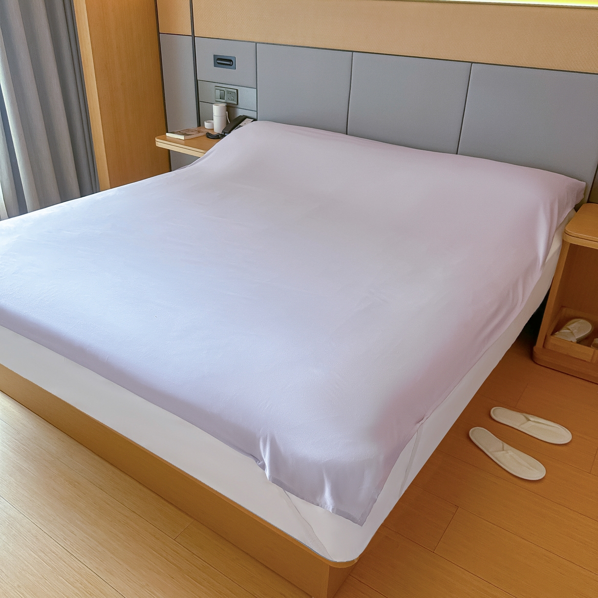 91家纺网 家纺一手货源 找家纺 （总）柒星睡袋 2026新款分体式隔脏套件纯色系列