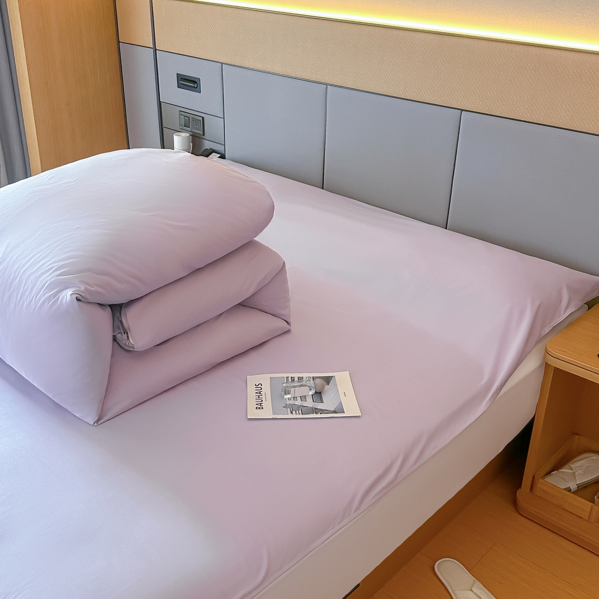 91家纺网 家纺一手货源 找家纺 （总）柒星睡袋 2026新款分体式隔脏套件纯色系列