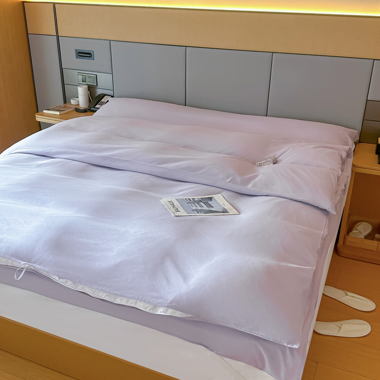 91家纺网 家纺一手货源 找家纺 （总）柒星睡袋 2026新款分体式隔脏套件纯色系列