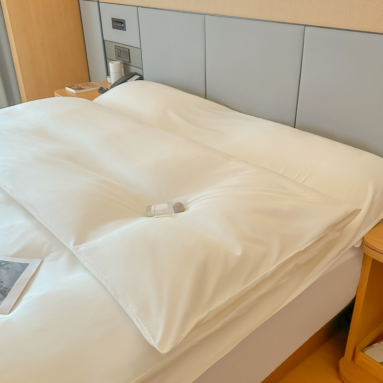 91家纺网 家纺一手货源 找家纺 柒星睡袋 2026新款分体式隔脏套件纯色系列 分体式 米白