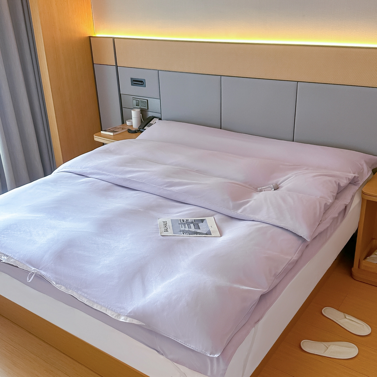 柒星睡袋 2026新款分体式隔脏套件纯色系列 分体式 星黛紫