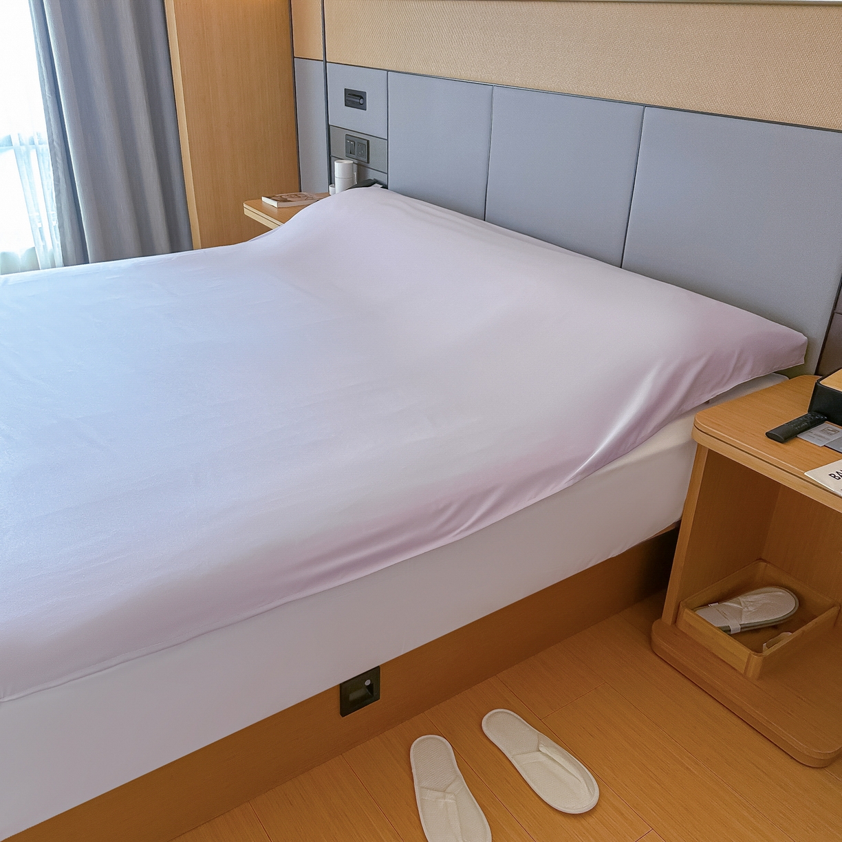 91家纺网 家纺一手货源 找家纺 柒星睡袋 2026新款分体式隔脏套件纯色系列 分体式 星黛紫