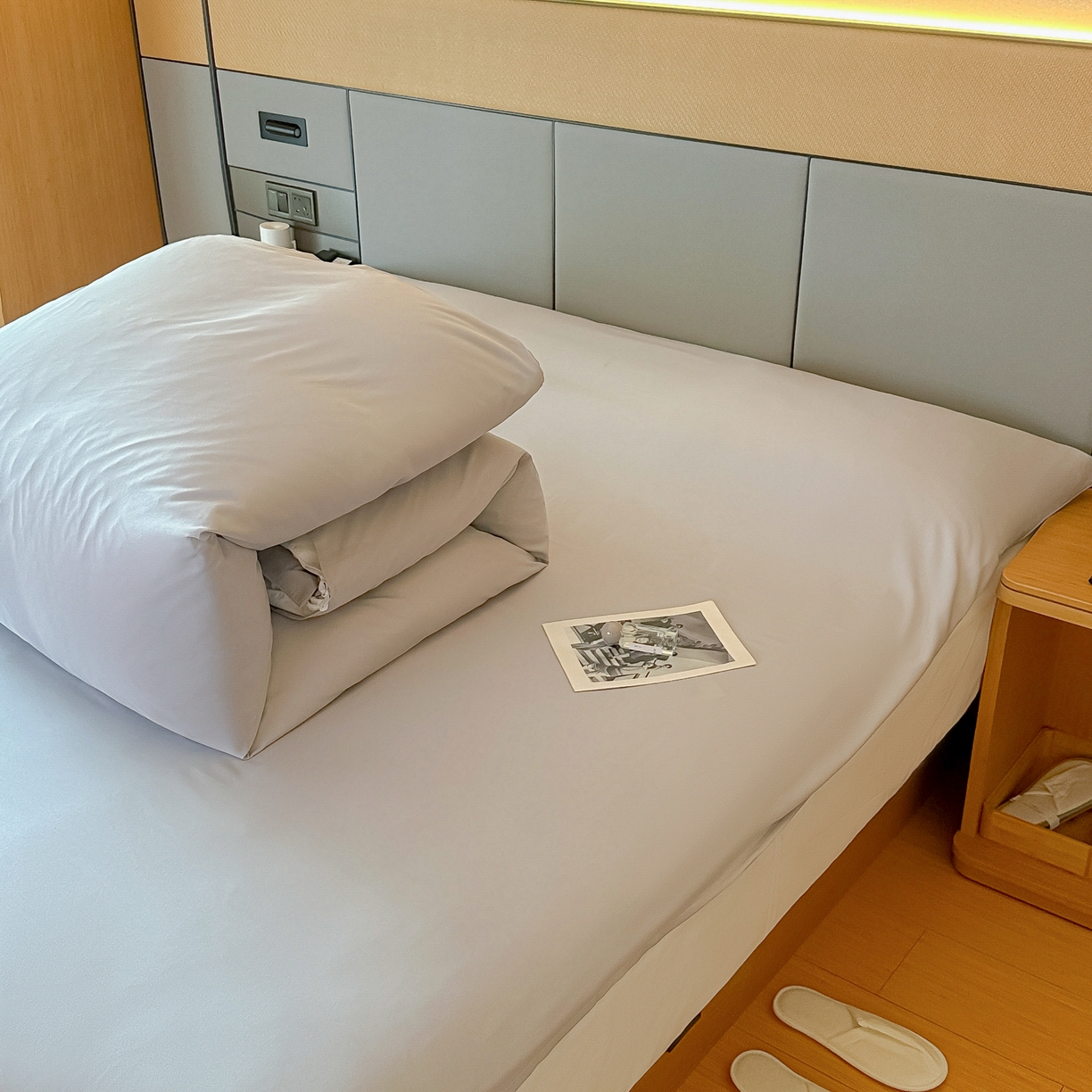 91家纺网 家纺一手货源 找家纺 柒星睡袋 2026新款分体式隔脏套件纯色系列 分体式 浅灰