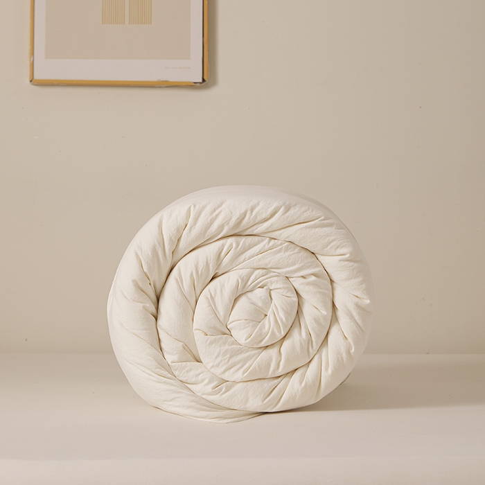 91家纺网 家纺一手货源 找家纺 （总）锦尚坊被芯馆 2026年新款双层纱大豆被柔软针织棉夏被冬被春秋被子空调被芯