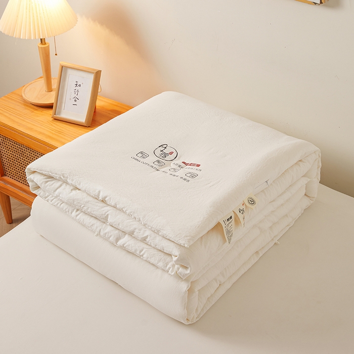 91家纺网 家纺一手货源 找家纺 （总）锦尚坊被芯馆 2026年新款双层纱大豆被柔软针织棉夏被冬被春秋被子空调被芯