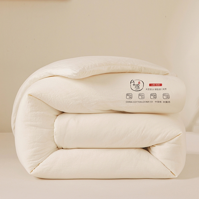 91家纺网 家纺一手货源 找家纺 （总）锦尚坊被芯馆 2026年新款双层纱大豆被柔软针织棉夏被冬被春秋被子空调被芯