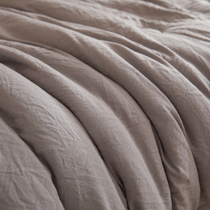 91家纺网 家纺一手货源 找家纺 锦尚坊被芯馆 2026年新款双层纱大豆被柔软针织棉夏被冬被春秋被子空调被芯 灰色