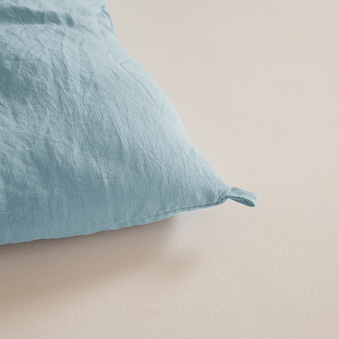 91家纺网 家纺一手货源 找家纺 锦尚坊被芯馆 2026年新款双层纱大豆被柔软针织棉夏被冬被春秋被子空调被芯 蓝灰色