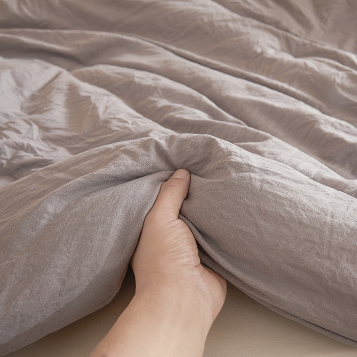 91家纺网 家纺一手货源 找家纺 锦尚坊被芯馆 2026年新款双层纱大豆被柔软针织棉夏被冬被春秋被子空调被芯 灰色