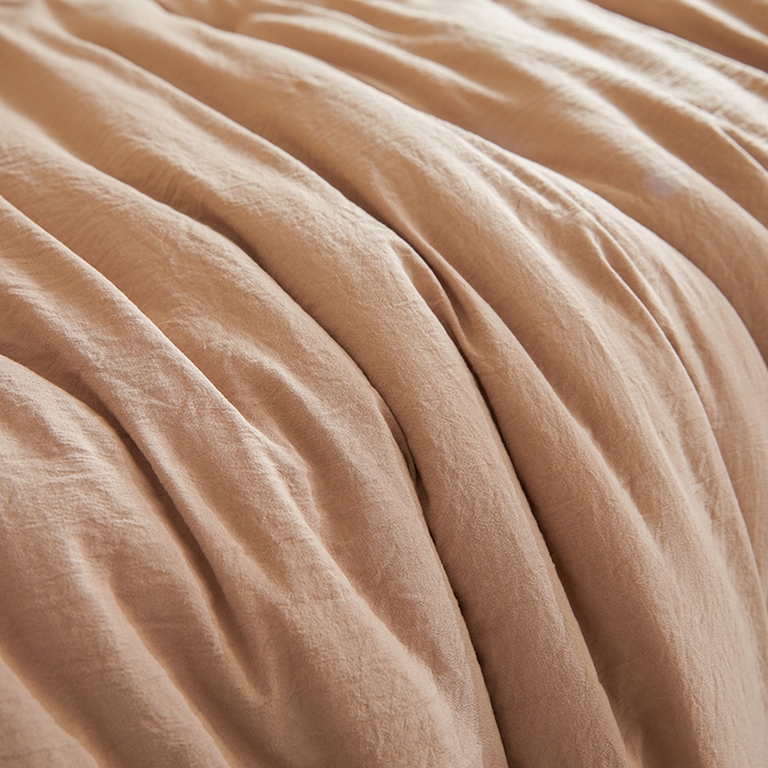 91家纺网 家纺一手货源 找家纺 锦尚坊被芯馆 2026年新款双层纱大豆被柔软针织棉夏被冬被春秋被子空调被芯 卡其色