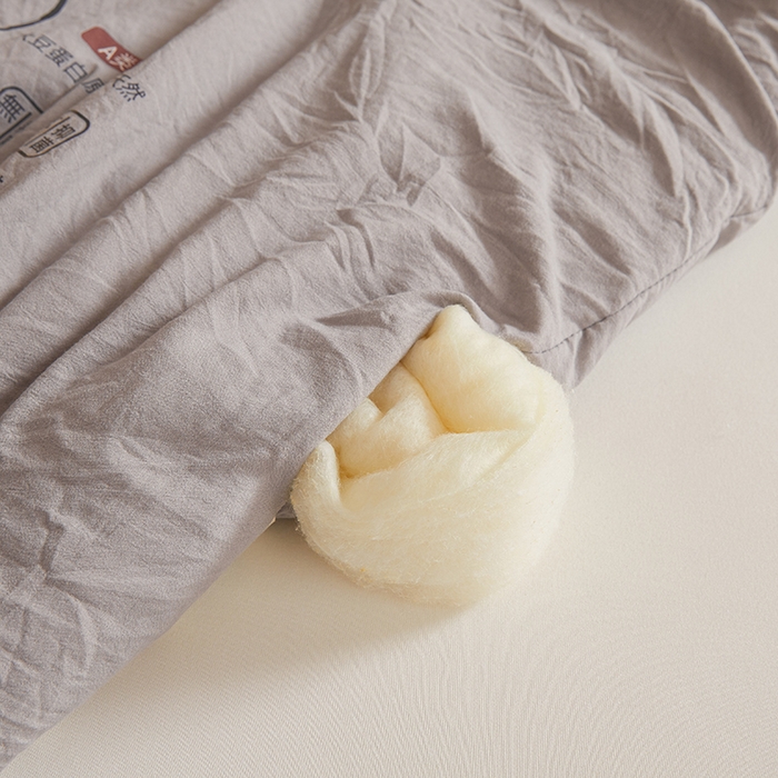 91家纺网 家纺一手货源 找家纺 锦尚坊被芯馆 2026年新款双层纱大豆被柔软针织棉夏被冬被春秋被子空调被芯 灰色