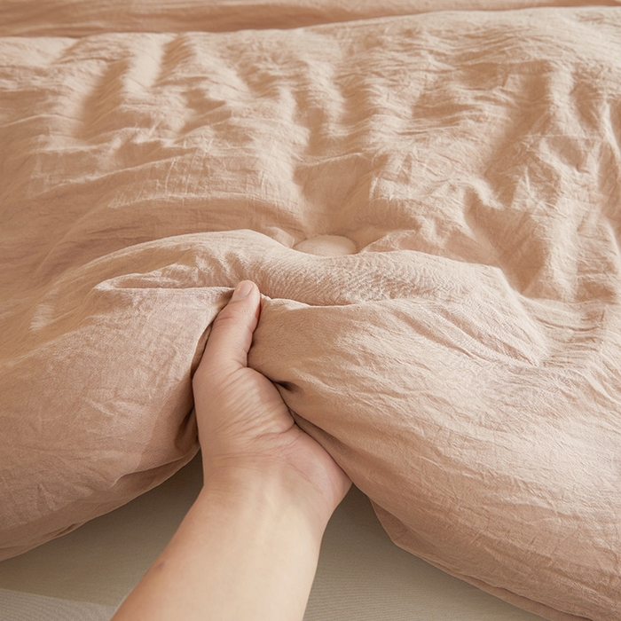 91家纺网 家纺一手货源 找家纺 锦尚坊被芯馆 2026年新款双层纱大豆被柔软针织棉夏被冬被春秋被子空调被芯 卡其色