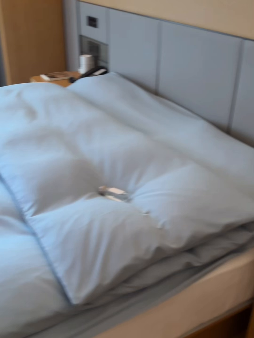 91家纺网 家纺一手货源 找家纺 柒星睡袋 2026新款分体式隔脏套件纯色系列 分体式 灰蓝