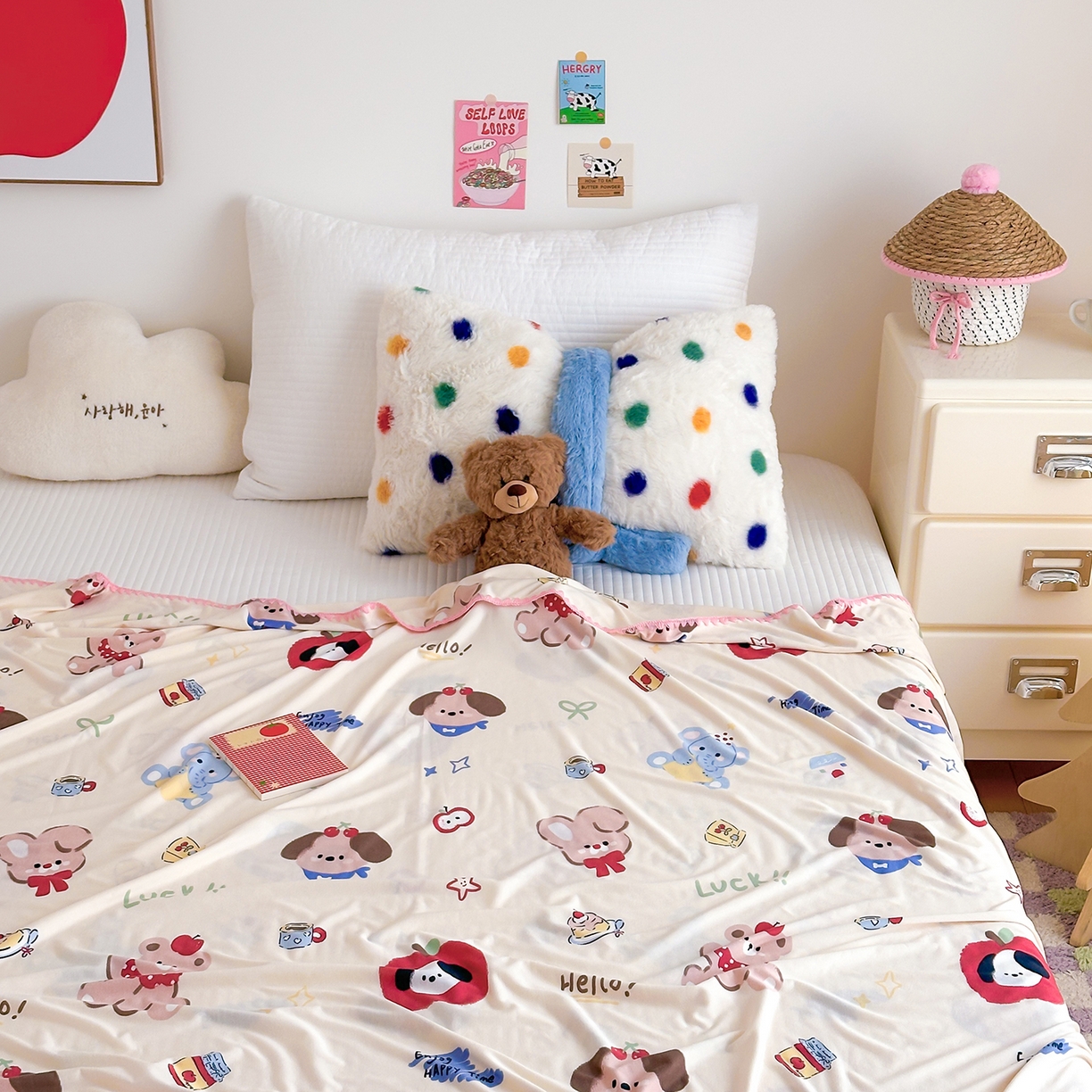 91家纺网 家纺一手货源 找家纺 嗨生活 2026新款贝壳边婴儿裸睡级凉感针织毯幼儿园夏被儿童夏被毯子盖毯午睡毯旅行毯夏凉 果果派对