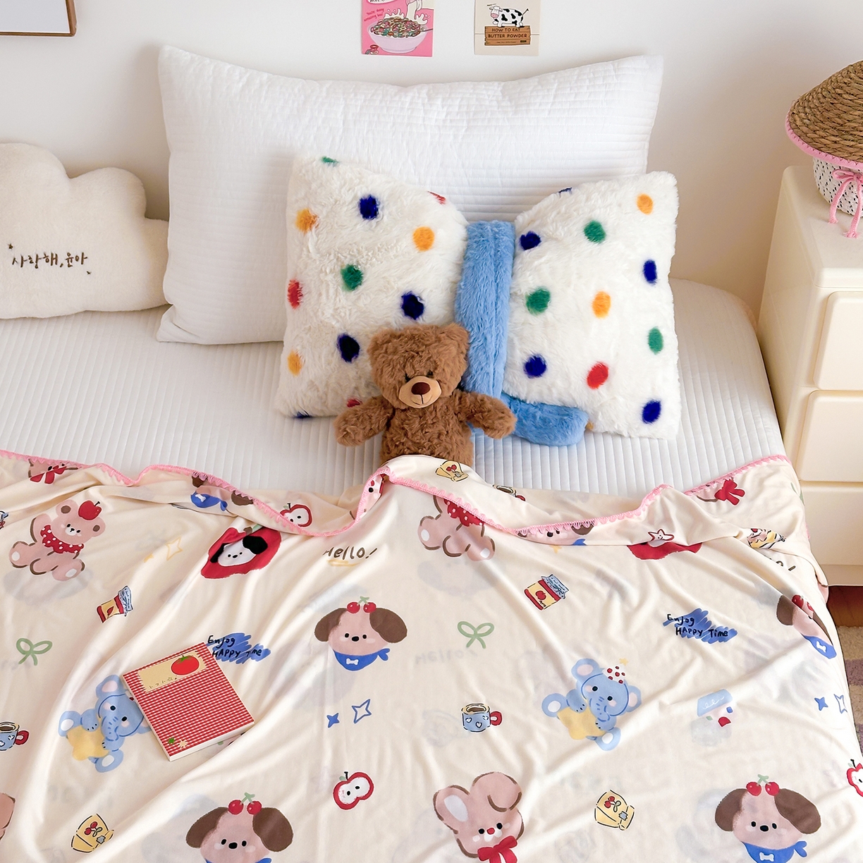 91家纺网 家纺一手货源 找家纺 嗨生活 2026新款贝壳边婴儿裸睡级凉感针织毯幼儿园夏被儿童夏被毯子盖毯午睡毯旅行毯夏凉 果果派对