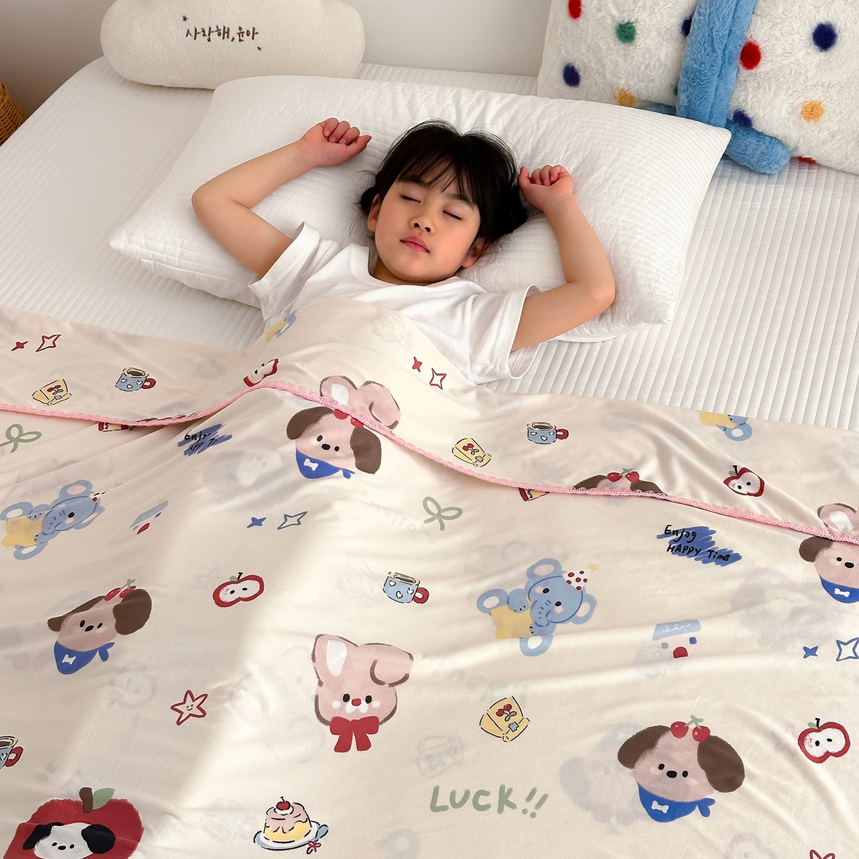 91家纺网 家纺一手货源 找家纺 嗨生活 2026新款贝壳边婴儿裸睡级凉感针织毯幼儿园夏被儿童夏被毯子盖毯午睡毯旅行毯夏凉 果果派对