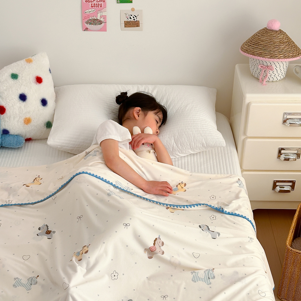 91家纺网 家纺一手货源 找家纺 嗨生活 2026新款贝壳边婴儿裸睡级凉感针织毯幼儿园夏被儿童夏被毯子盖毯午睡毯旅行毯夏凉 马力全开