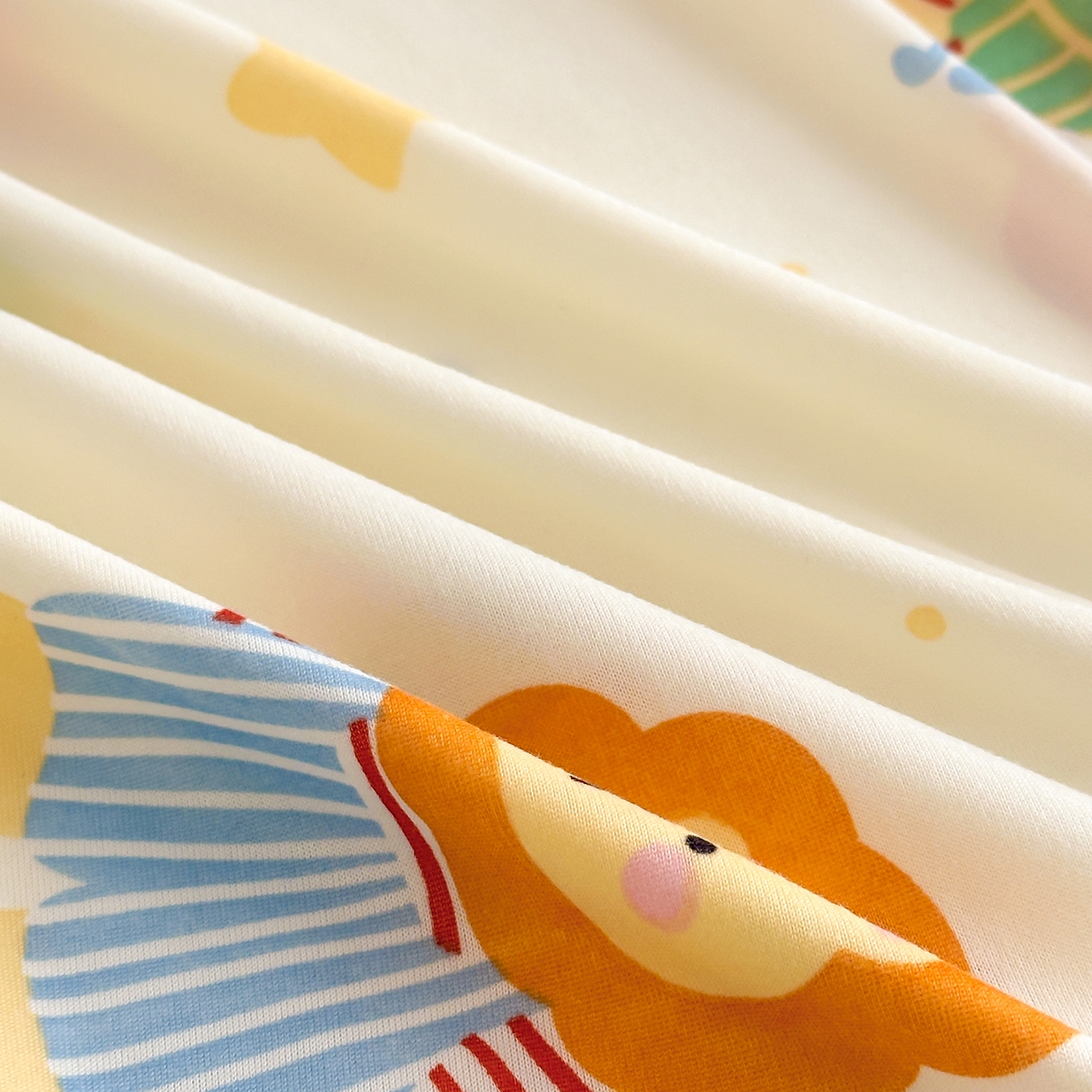 91家纺网 家纺一手货源 找家纺 嗨生活 2026新款贝壳边婴儿裸睡级凉感针织毯幼儿园夏被儿童夏被毯子盖毯午睡毯旅行毯夏凉 音乐狮子